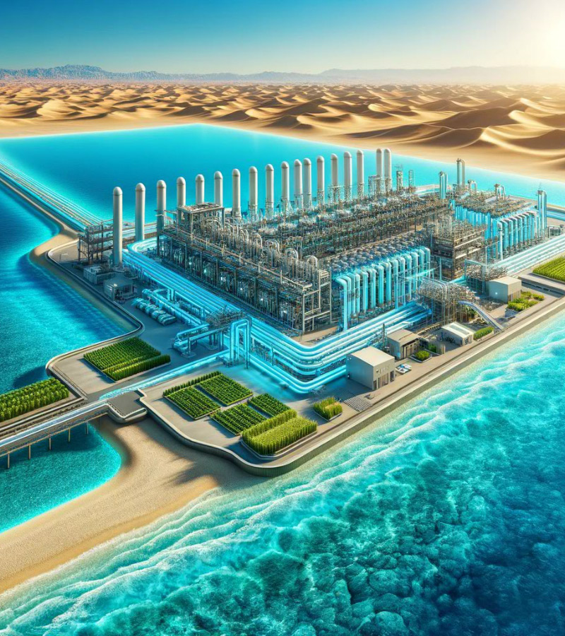 Sea Water to Drinking Water Desalination Using Sustainable Crypto Minin MazeMiner